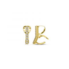 Carezza hanger Zirconia voor M&L stenen(925/1Mgold-plated)