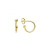 Carezza Oorstekers Chiaro 1,2mm(925/1Mgold-plated)