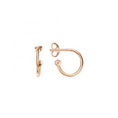 Carezza Oorstekers Chiaro 1,2mm(925/1Mrosegold-plated)