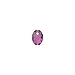 Carezza Ovali single stone "Brillante crystal" "Amethyst" 12mm