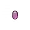 Carezza Ovali single stone "Brillante crystal" "Amethyst" 16mm