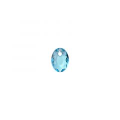 Carezza Ovali single stone "Brillante crystal" "Aquamarine" 12mm