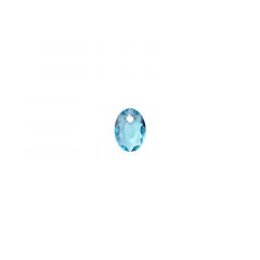 Carezza Ovali single stone "Brillante crystal" "Aquamarine" 9mm