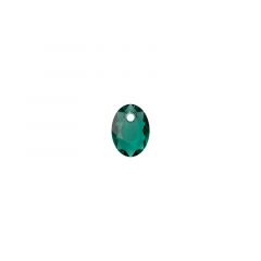 Carezza Ovali single stone "Brillante crystal" "Emerald" 12mm