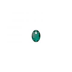 Carezza Ovali single stone "Brillante crystal" "Emerald" 9mm