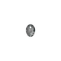 Carezza Ovali single stone "Brillante crystal" "Silver Night" 12mm