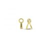Carezza pair of Bail for ear-pendant for M stones (925/1Mgold-pld)