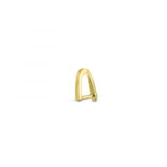 Carezza hanger Bail voor L stenen (925/1Mgold-plated)