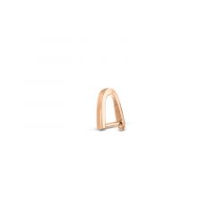 Carezza hanger Bail voor L stenen (925/1Mrosegold-plated)