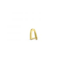 Carezza hanger bail voor M stenen (925/1Mgold-pld)