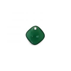 Carezza Quadrati single stone "Moss Agate" 12mm
