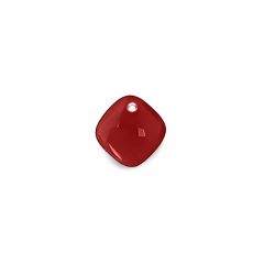 Carezza Quadrati single stone "Red Agate" 12mm