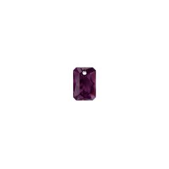 Carezza Rettangolo single stone "Brillante crystal" "Amethyst" 11mm