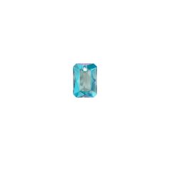 Carezza Rettangolo single stone "Brillante crystal" "Aqua Shim" 11mm