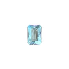 Carezza Rettangolo single stone "Brillante crystal" "Aqua Shim" 16mm