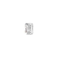 Carezza Rettangolo single stone "Brillante crystal" "Crystal" 11mm