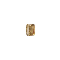 Carezza Rettangolo single stone "Brillante crystal" "L. Colorado Topaz" 11mm