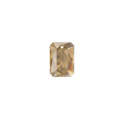 Carezza Rettangolo single stone "Brillante crystal" "L. Colorado Topaz" 16mm