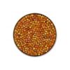 Crystal fine rocks Glamour insignia 33mm Amber