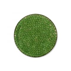 Crystal fine rocks Glamour insignia 33mm Peridot