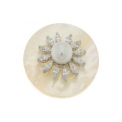 MY iMenso sphérique M.o.P. flower 33mm insignia (925/rhod-plated)
