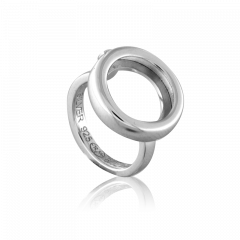 MY iMenso 925/rhod-plated ring for 14mm 8/021 (choose your size)