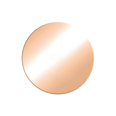 MY iMenso 925/rosegold plated insignia no picture, empty plate + glass 33mm