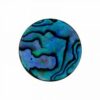 MY iMenso "abalone in blue resin" 33mm insignia