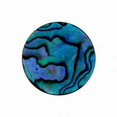 MY iMenso "abalone in blue resin" 33mm insignia