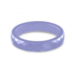 MY iMenso Anelli ring 4mm ceramic Lavender faceted size 54 mt 17
