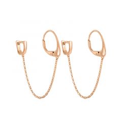 MY iMenso Carezza earhook Catena & Bail for L stones (925/1Mrosegold-plated)