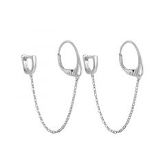 MY iMenso Carezza earhook Catena & Bail for L stones (925/rhod-plated)