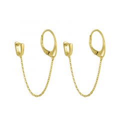 MY iMenso Carezza earhook Catena & Bail for M stones (925/1Mgold-plated)