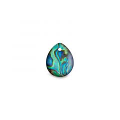 Carezza Goccy single stone "abalone" 15mm