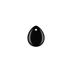 Carezza Goccy single stone "black Glass" cabochon 15mm