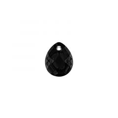 Carezza Goccy single stone "Black Glass" faceted 15mm