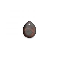 MY iMenso Carezza Goccy single stone "black MOP" flat 15mm