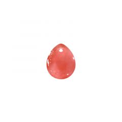Carezza Goccy single stone "Cherry Quartz" 15mm (composite)