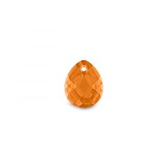 Carezza Goccy single stone "cognac CZ" faceted 15mm