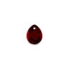 Carezza Goccy single stone "Ruby red CZ" faceted 15mm