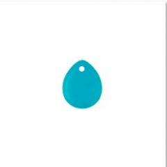 Carezza Goccy single stone "turquoise" cabochon 15mm
