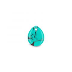 Carezza Goccy single stone "turquoise print" cabochon 15mm