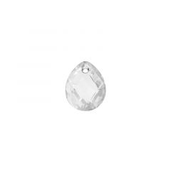 Carezza Goccy single stone "white CZ" faceted 15mm