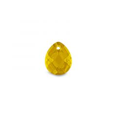 Carezza Goccy single stone "yellow CZ" faceted 15mm