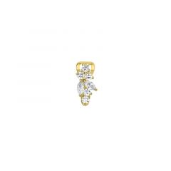 MY iMenso Carezza hanger Floreale Zirconi (925/1Mgold-plated)
