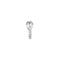 MY iMenso Carezza hanger Martellato (925/rhod-plated)