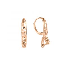 MY iMenso Carezza oorhanger Martellato (925/1Mrosegold-plated)