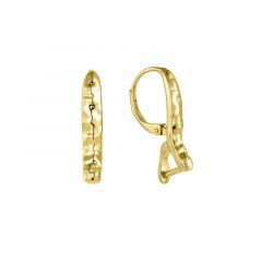 MY iMenso Carezza oorhangers Martellato (925/1Mgold-plated)