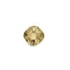 Carezza Quadrati single stone "pastel yellow CZ" faceted 12mm