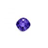 Carezza Quadrati single stone "purple blue CZ" faceted 12mm